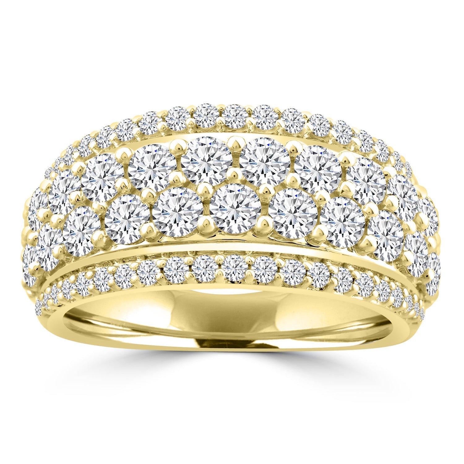 2.00ct Lab Grown Diamond Ring in 18ct Yellow Gold