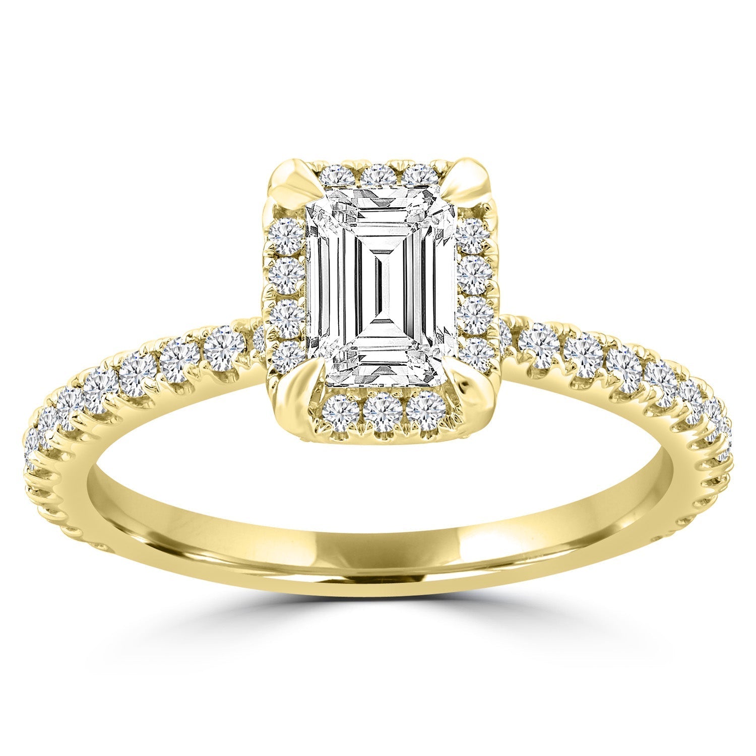 1.42ct Lab Grown Diamond Ring in 18ct Yellow Gold