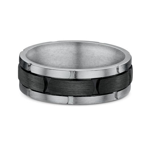 Grey gold mens wedding on sale band